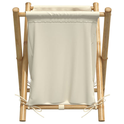 Wasmand 45x55x63,5 cm bamboe crèmewit