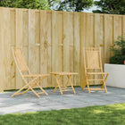 Tuinstoelen 2 st bamboe inklapbaar 46x66x99 cm