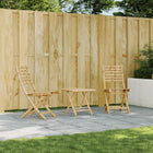 Tuinstoelen 2 st bamboe inklapbaar 43x54x88 cm