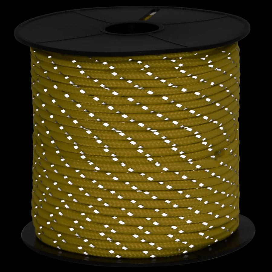 Tentscheerlijn met reflecterende strips en spanners 50 m 4 mm