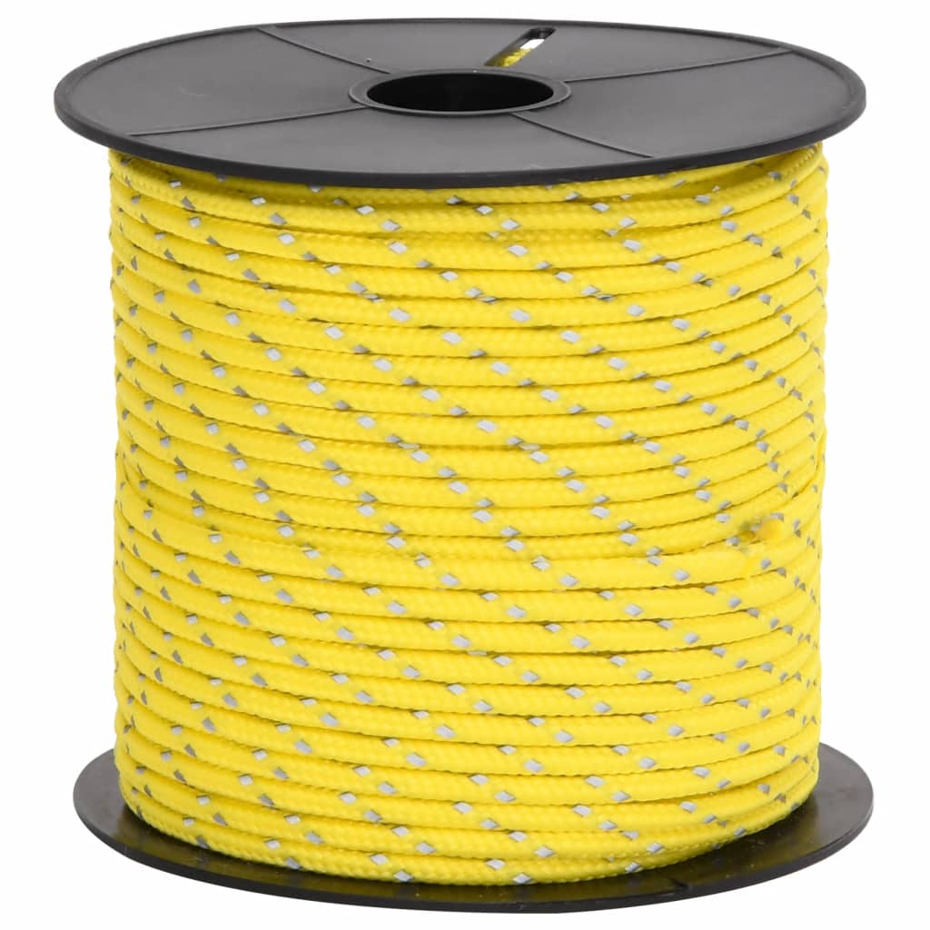 Tentscheerlijn met reflecterende strips en spanners 50 m 4 mm
