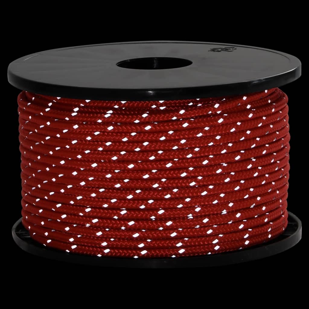 Tentscheerlijn met reflecterende strips en spanners 50 m 5 mm