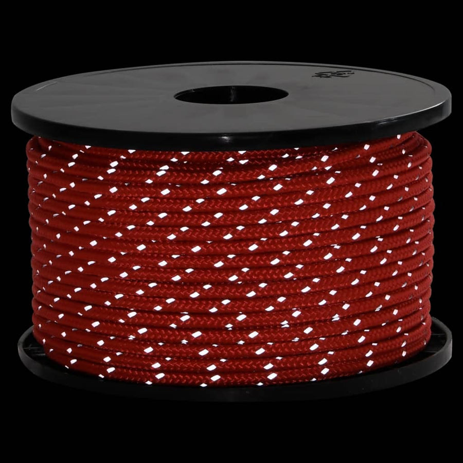 Tentscheerlijn met reflecterende strips en spanners 50 m 5 mm