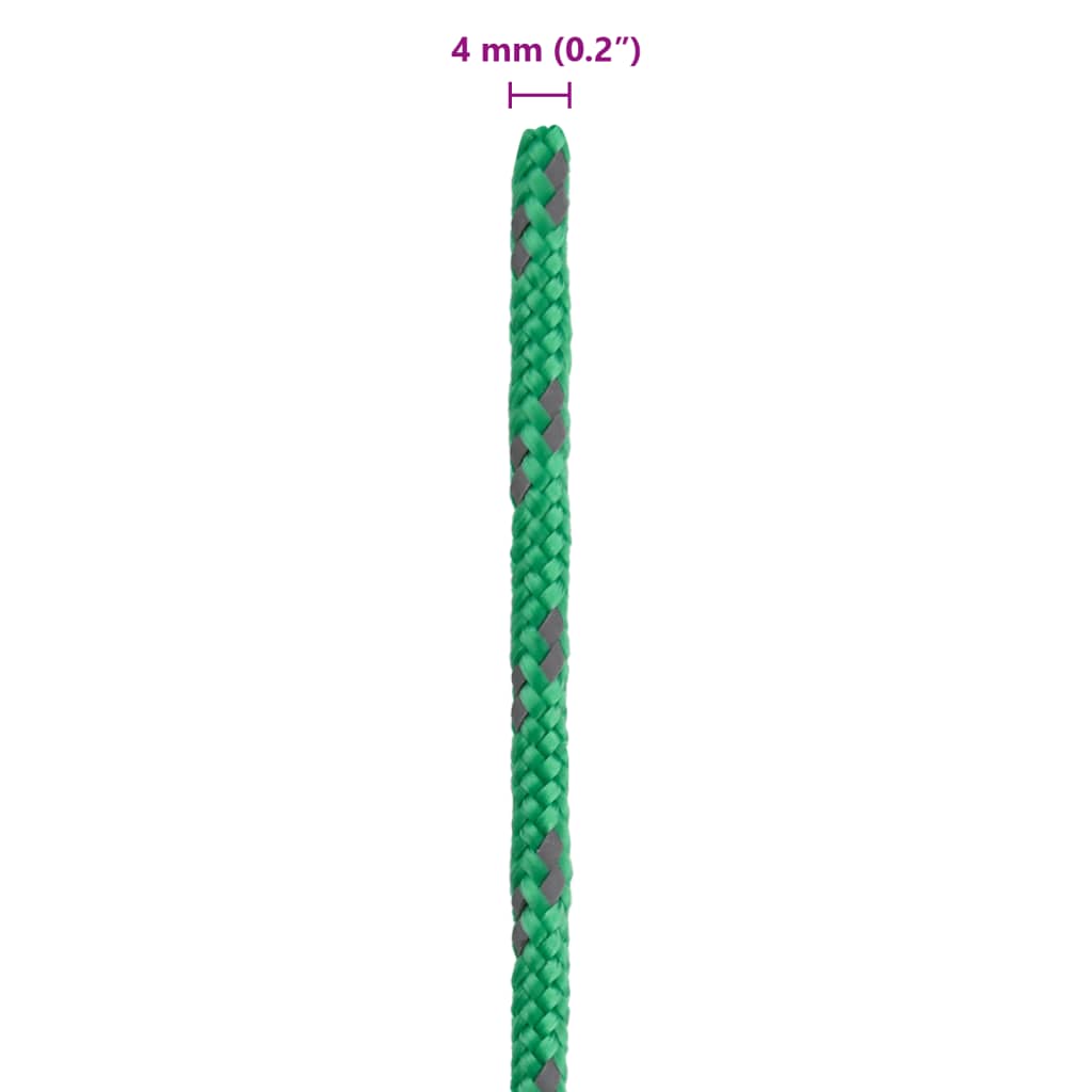 Tentscheerlijnen met spanners 8 st reflecterend 4 m 4 mm