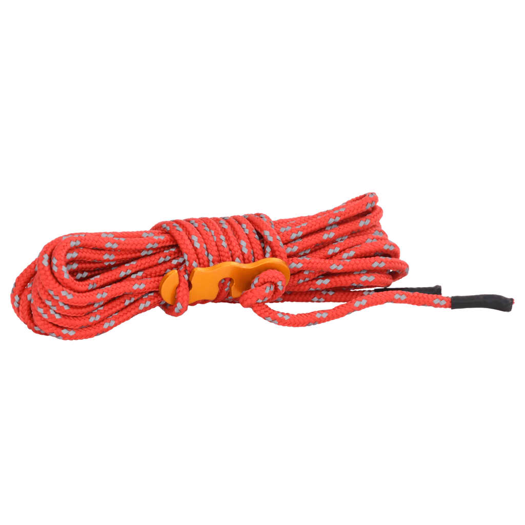 Tentscheerlijnen met spanners 8 st reflecterend 4 m 4 mm