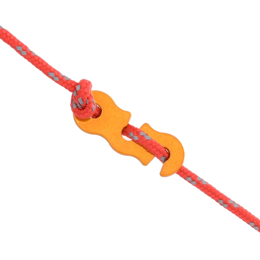 Tentscheerlijnen met spanners 8 st reflecterend 4 m 4 mm