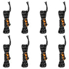 Guy ropes with tensioners 8 pcs reflective 4 m 4 mm