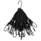 Bungee cords with hooks 25 pcs 17 cm