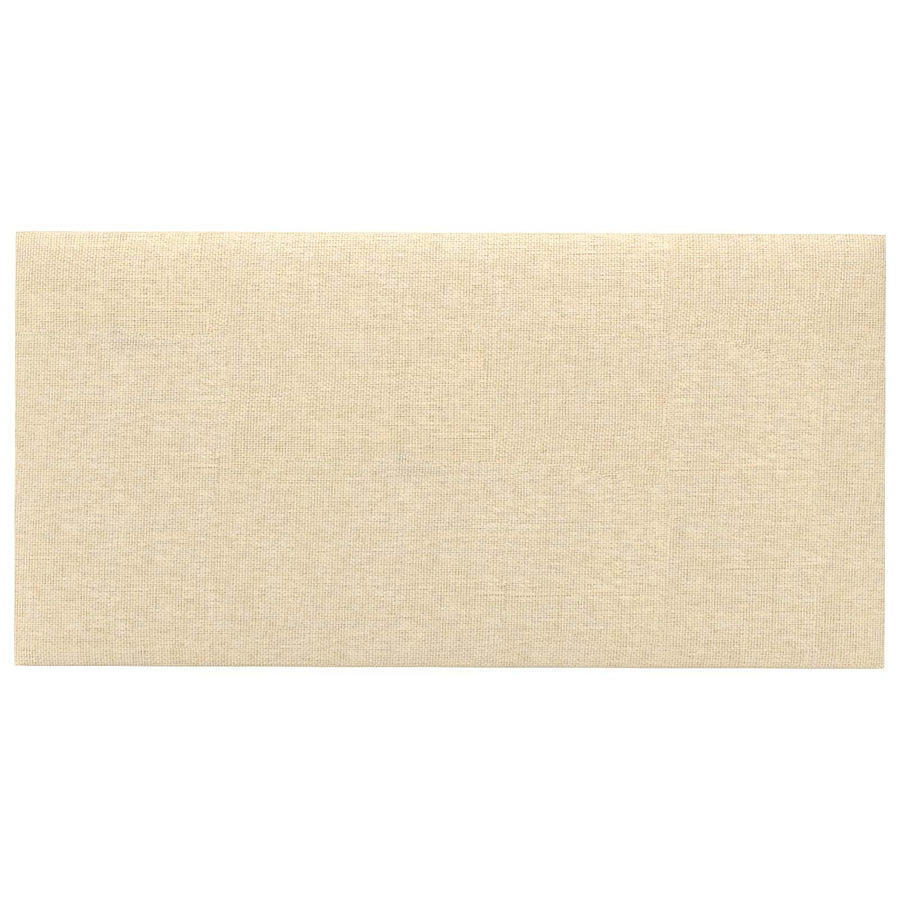 Wandhoofdbord 12 pcs Crème 30 x 15 cm Stof