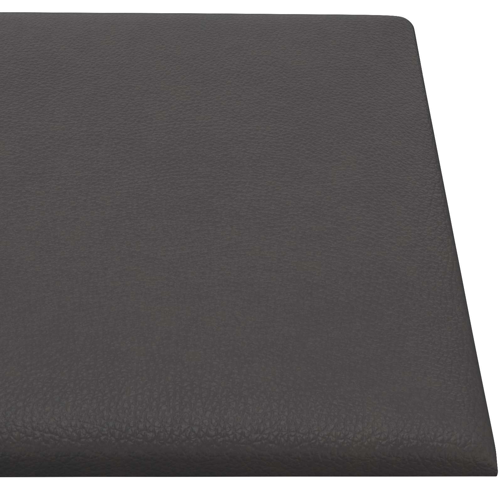 Wandhoofdbord 12 pcs Grijs 30 x 15 cm Stof