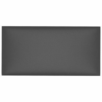 Wandhoofdbord 12 pcs Grijs 30 x 15 cm Stof