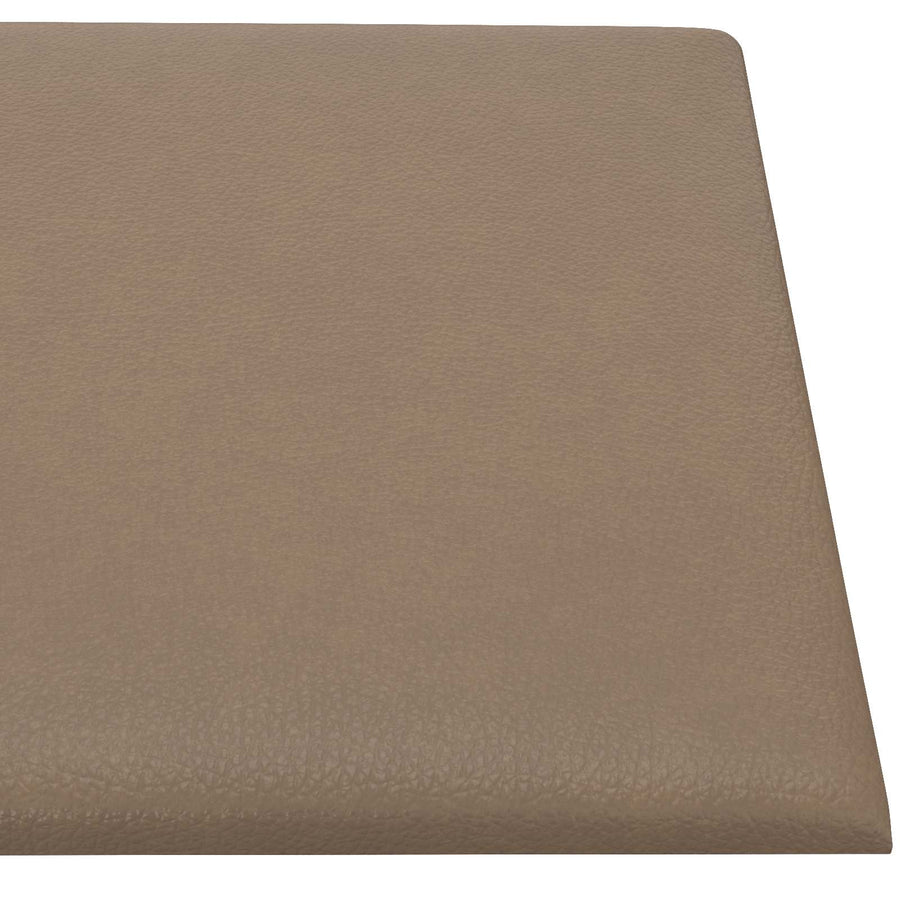 Wandhoofdbord 12 pcs Cappuccino 30 x 15 cm Stof