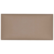 Wandhoofdbord 12 pcs Cappuccino 30 x 15 cm Stof