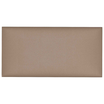 Wandhoofdbord 12 pcs Cappuccino 30 x 15 cm Stof