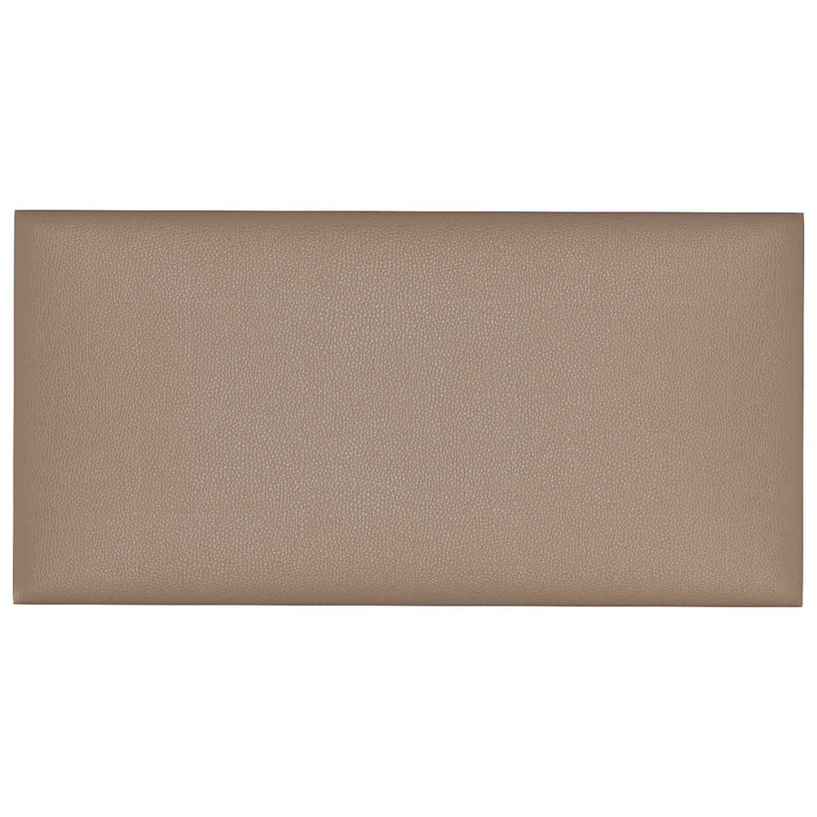 Wandhoofdbord 12 pcs Cappuccino 30 x 15 cm Stof