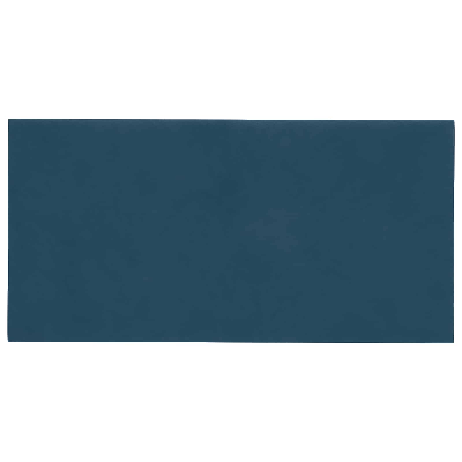 Wandhoofdbord 12 pcs Blauw 30 x 15 cm Fluweel