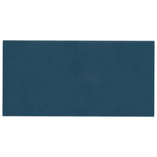 Wandhoofdbord 12 pcs Blauw 30 x 15 cm Fluweel