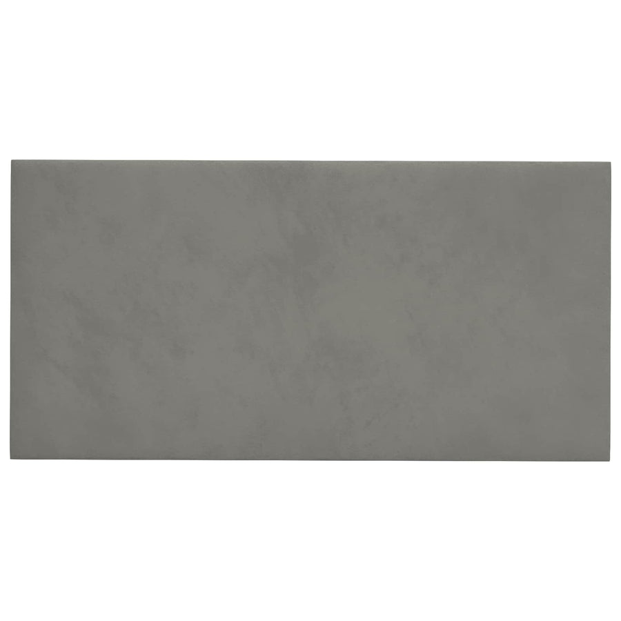 Wandhoofdbord 12 pcs Lichtgrijs 30 x 15 cm Fluweel