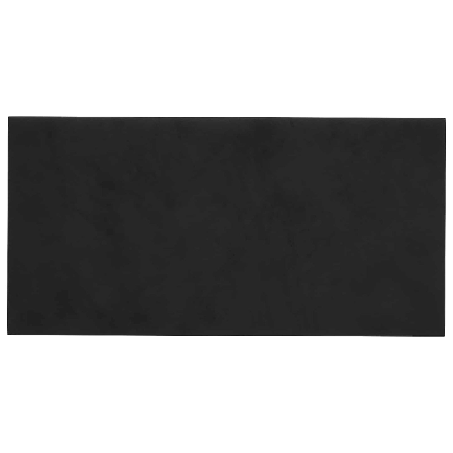 Wandhoofdbord 12 pcs Zwart 30 x 15 cm Fluweel