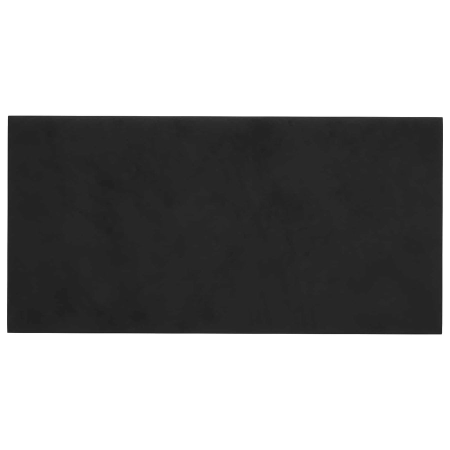 Wandhoofdbord 12 pcs Zwart 30 x 15 cm Fluweel