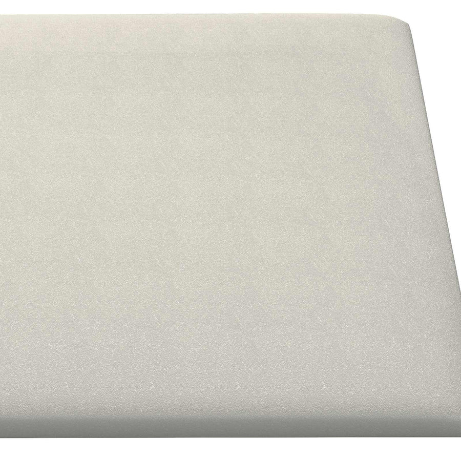 Wandhoofdbord 12 pcs Crème 30 x 15 cm Fluweel
