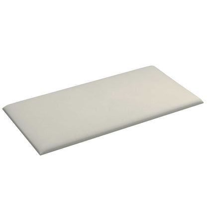 Wandhoofdbord 12 pcs Crème 30 x 15 cm Fluweel