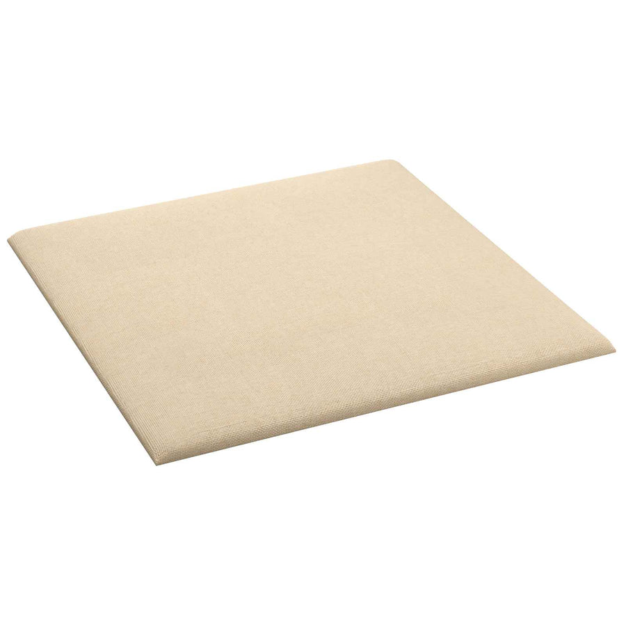 Wandhoofdbord 12 pcs Crème 30 x 30 cm Stof