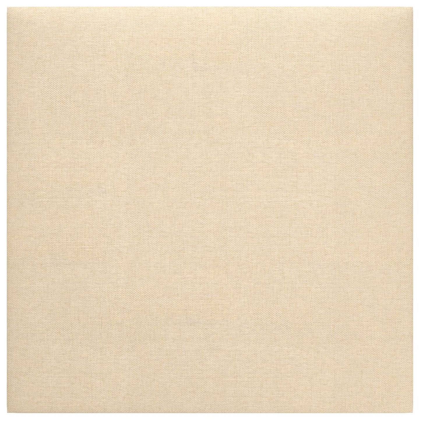 Wandhoofdbord 12 pcs Crème 30 x 30 cm Stof