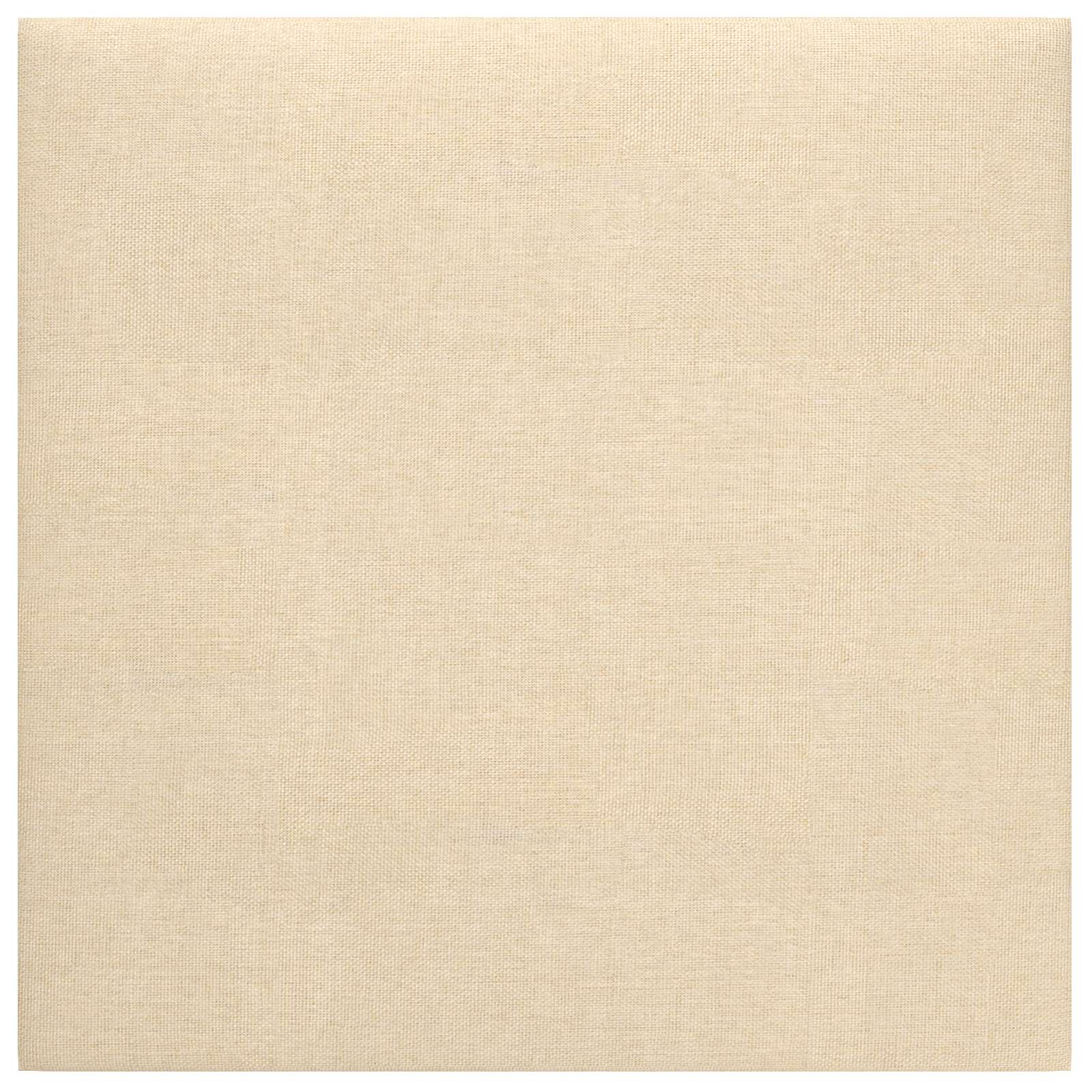 Wandhoofdbord 12 pcs Crème 30 x 30 cm Stof