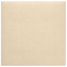 Wandhoofdbord 12 pcs Crème 30 x 30 cm Stof