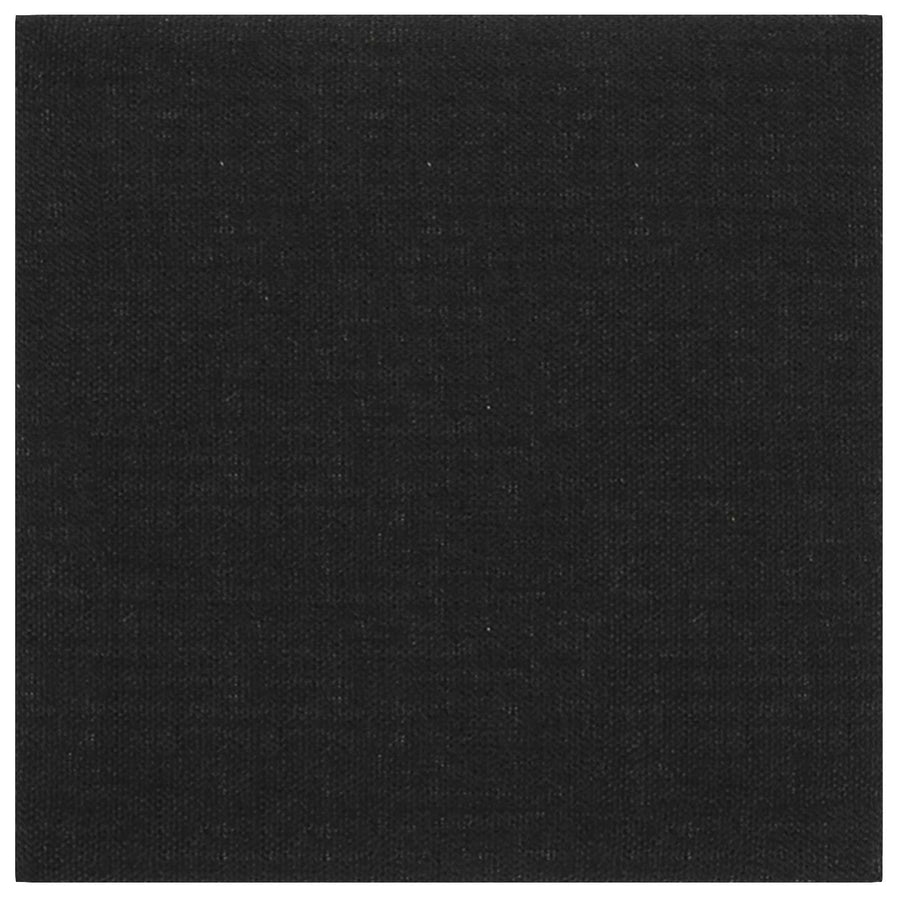 Wandhoofdbord 12 pcs Zwart 30 x 30 cm Stof