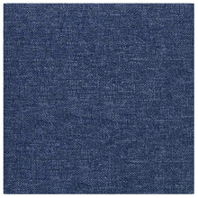 Wandhoofdbord 12 pcs Blauw 30 x 30 cm Stof