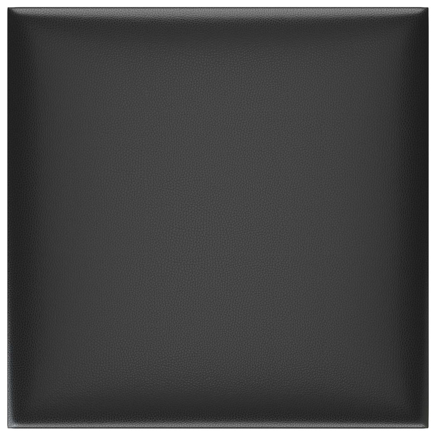 Wandhoofdbord 12 pcs Zwart 30 x 30 cm Stof