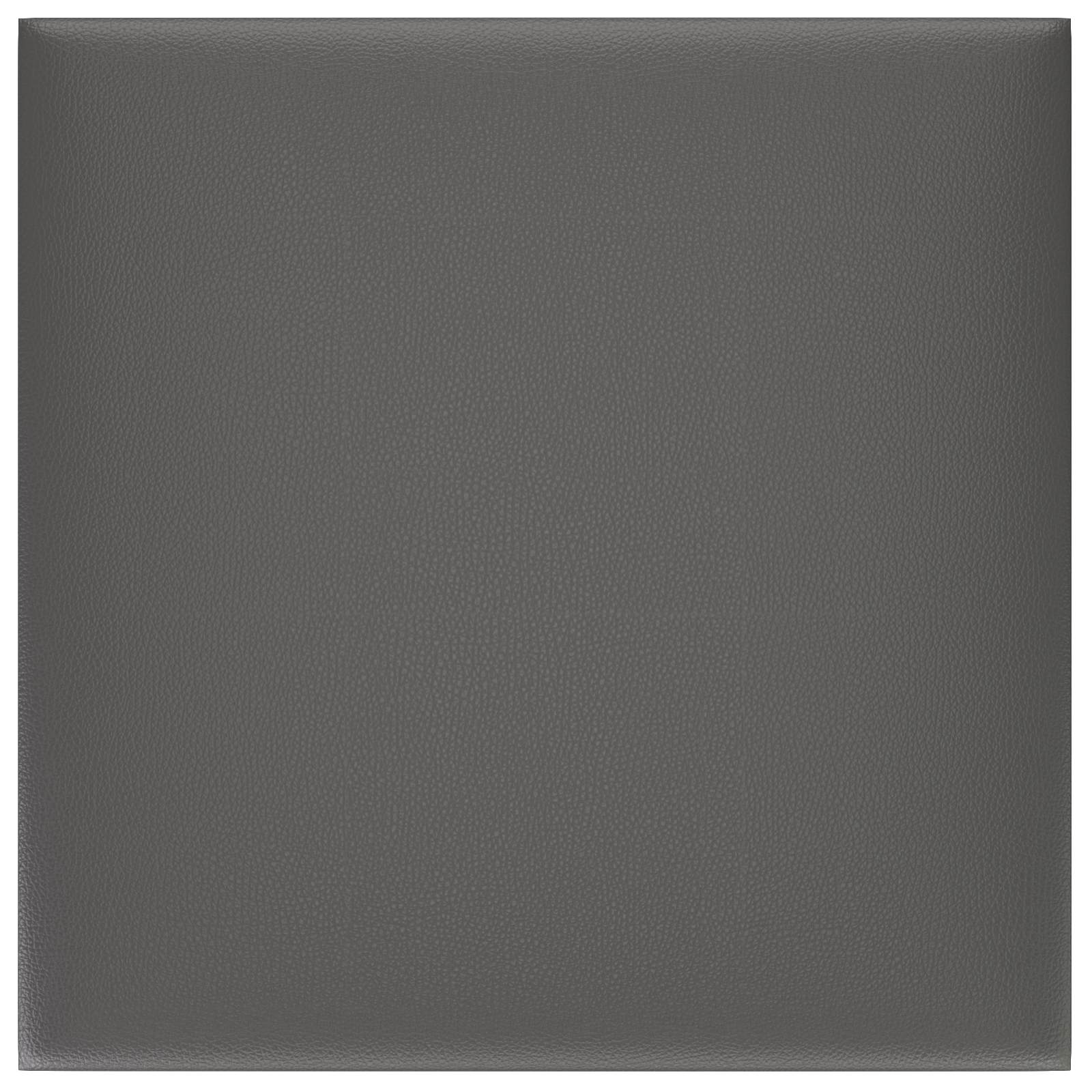 Wandhoofdbord 12 pcs Grijs 30 x 30 cm Stof