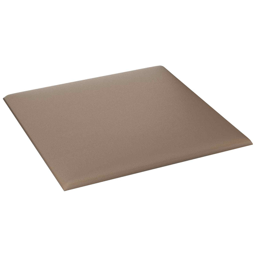 Wandhoofdbord 12 pcs Cappuccino 30 x 30 cm Stof