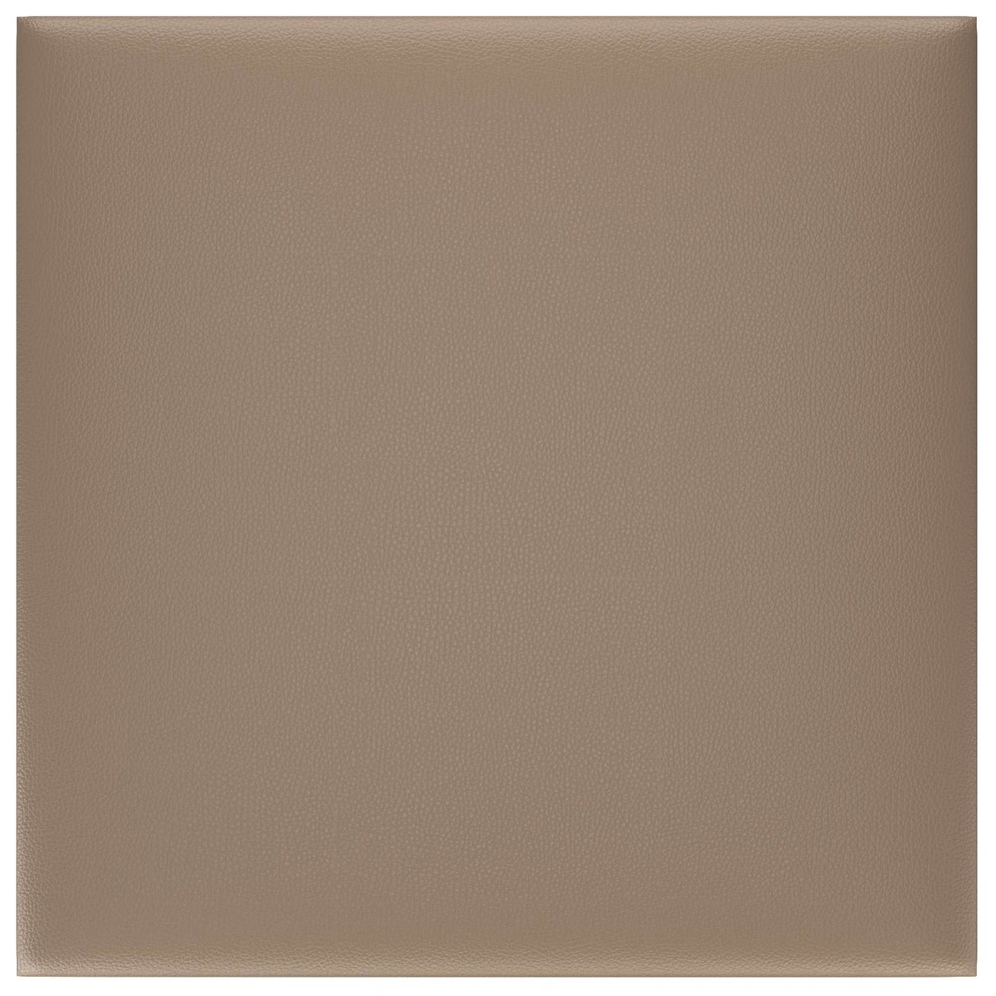 Wandhoofdbord 12 pcs Cappuccino 30 x 30 cm Stof