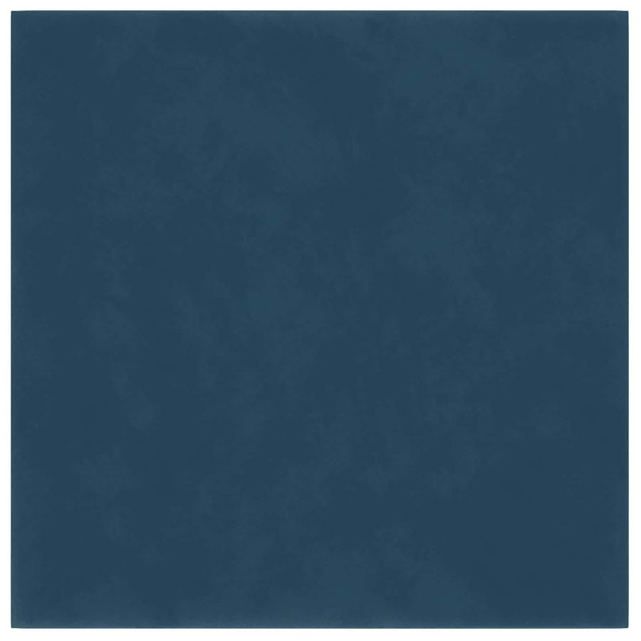 Wandhoofdbord 12 pcs Blauw 30 x 30 cm Fluweel