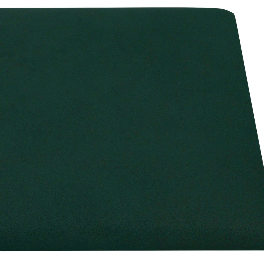 Wandhoofdbord 12 pcs Donkergroen 30 x 30 cm Fluweel