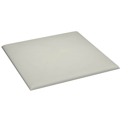 Wandhoofdbord 12 pcs Crème 30 x 30 cm Fluweel