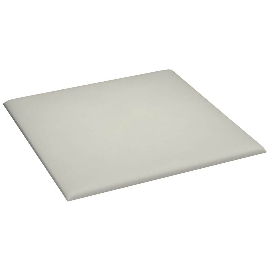 Wandhoofdbord 12 pcs Crème 30 x 30 cm Fluweel