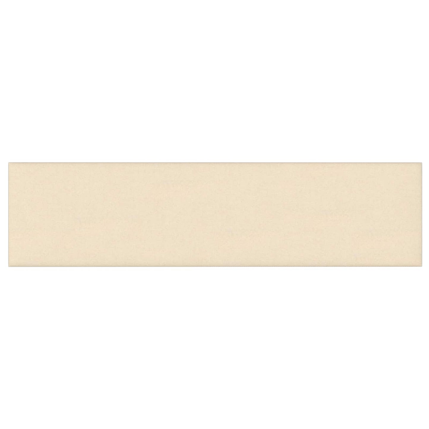 Wandhoofdbord 12 pcs Crème 60 x 15 cm Stof