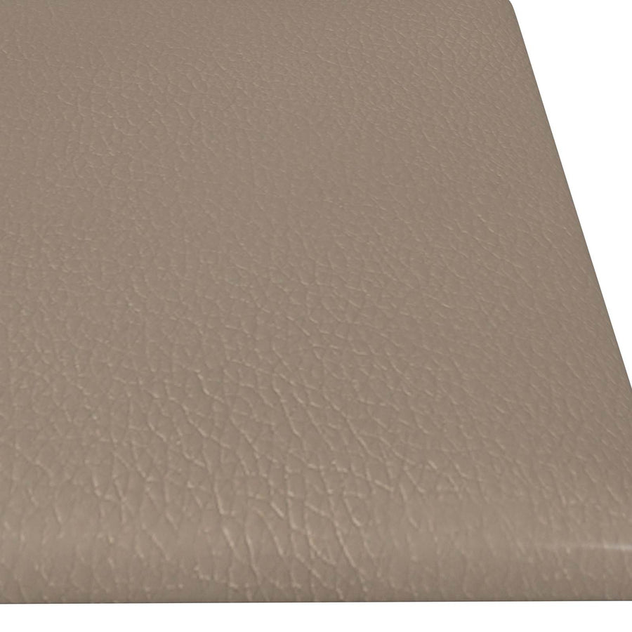Wandhoofdbord 12 pcs Cappuccino 60 x 15 cm Stof