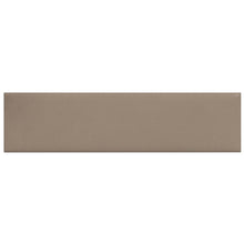 Wandhoofdbord 12 pcs Cappuccino 60 x 15 cm Stof