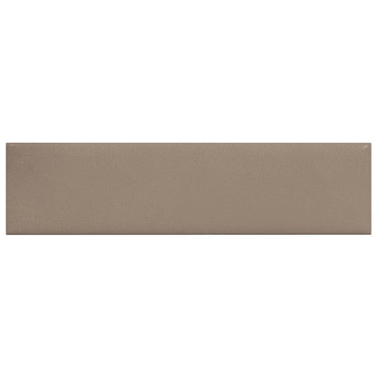 Wandhoofdbord 12 pcs Cappuccino 60 x 15 cm Stof