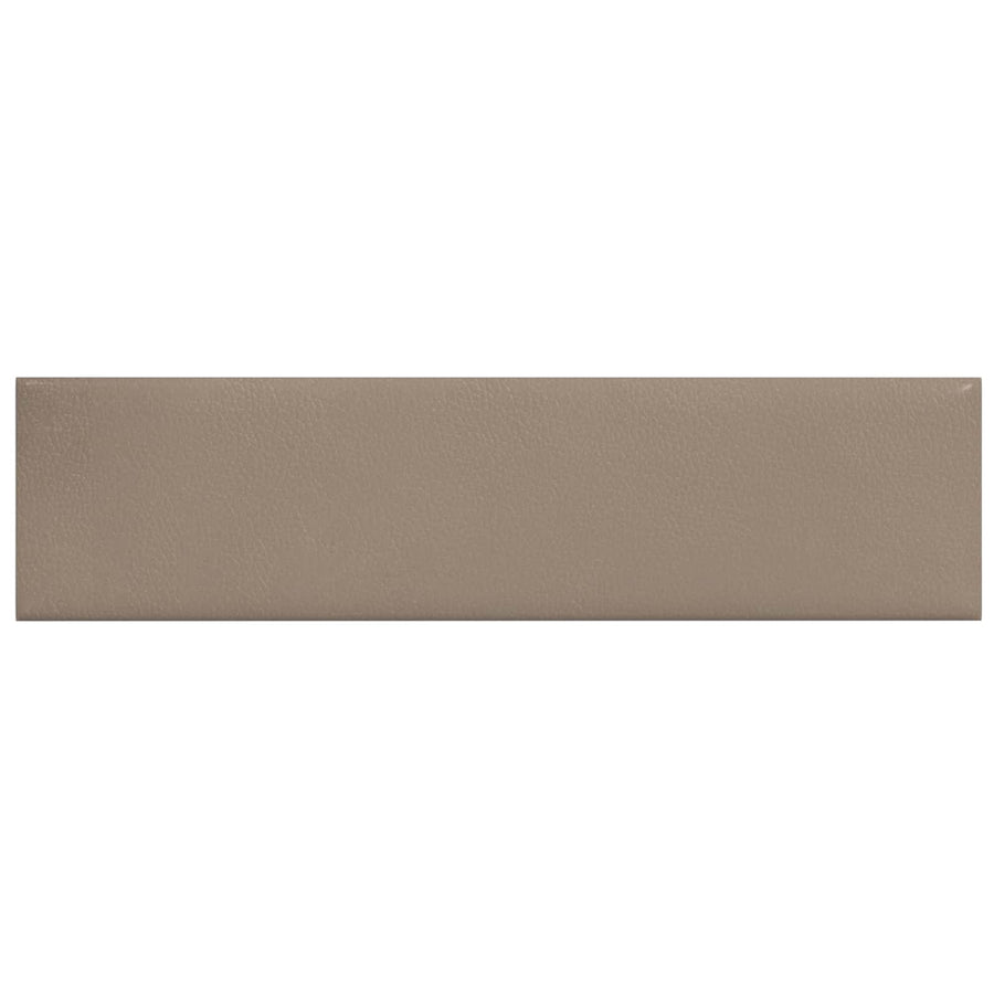 Wandhoofdbord 12 pcs Cappuccino 60 x 15 cm Stof