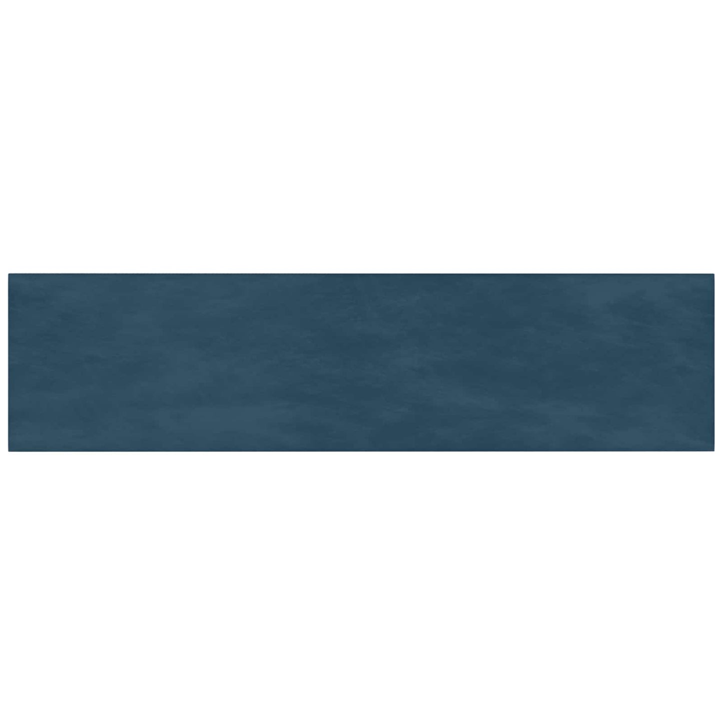 Wandhoofdbord 12 pcs Blauw 60 x 15 cm Fluweel