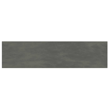 Wandhoofdbord 12 pcs Donkergrijs 60 x 15 cm Fluweel