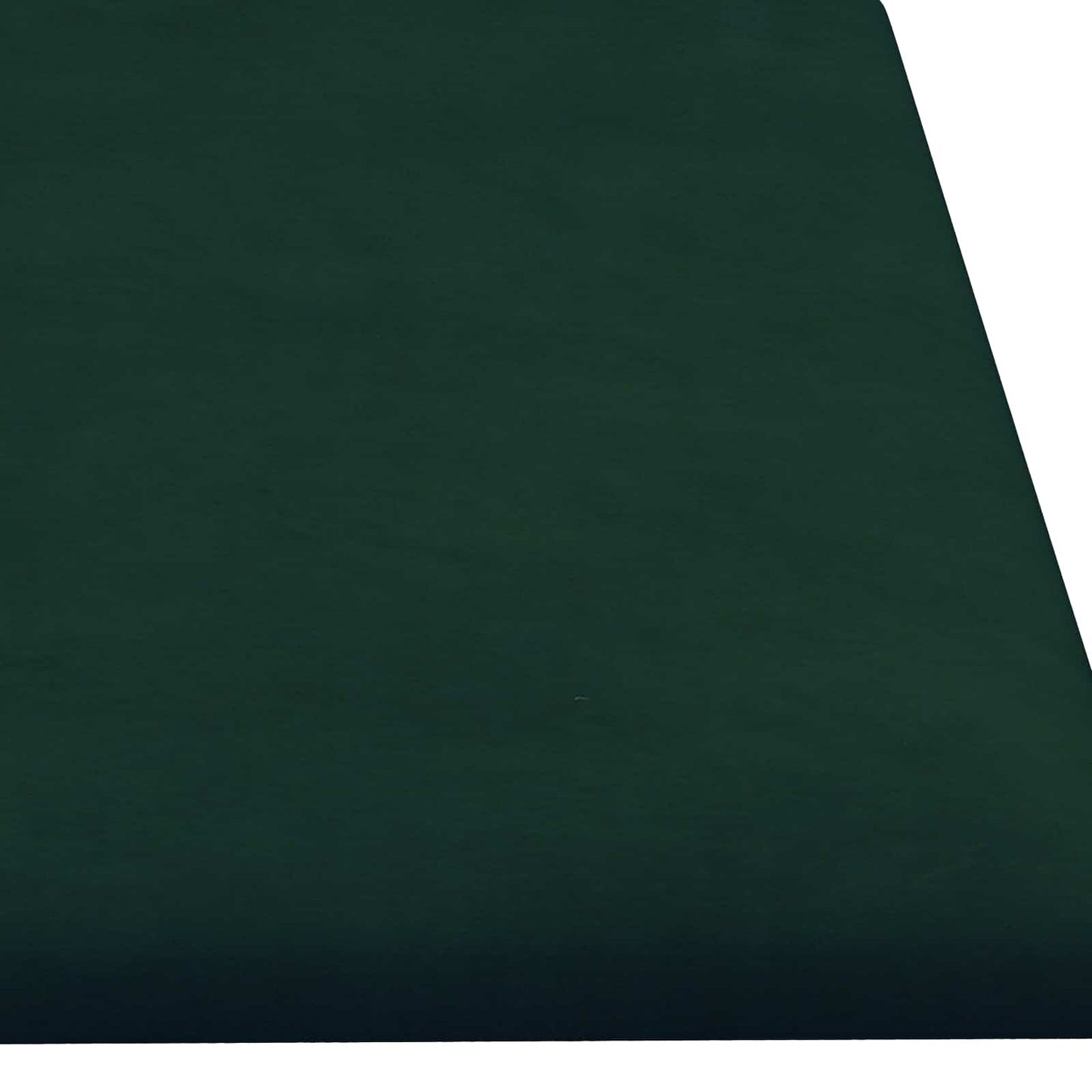 Wandhoofdbord 12 pcs Donkergroen 60 x 15 cm Fluweel