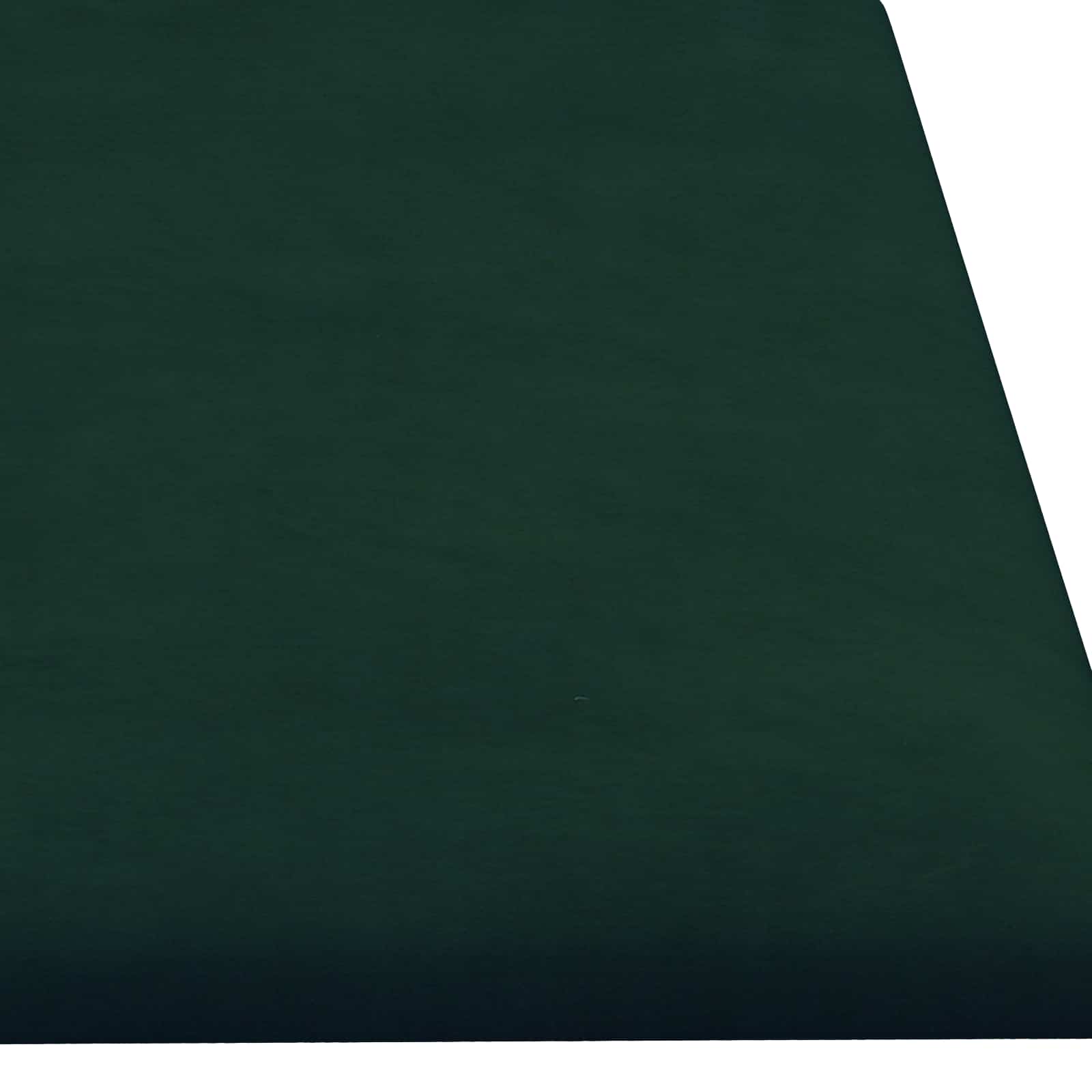 Wandhoofdbord 12 pcs Donkergroen 60 x 15 cm Fluweel