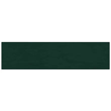 Wandhoofdbord 12 pcs Donkergroen 60 x 15 cm Fluweel